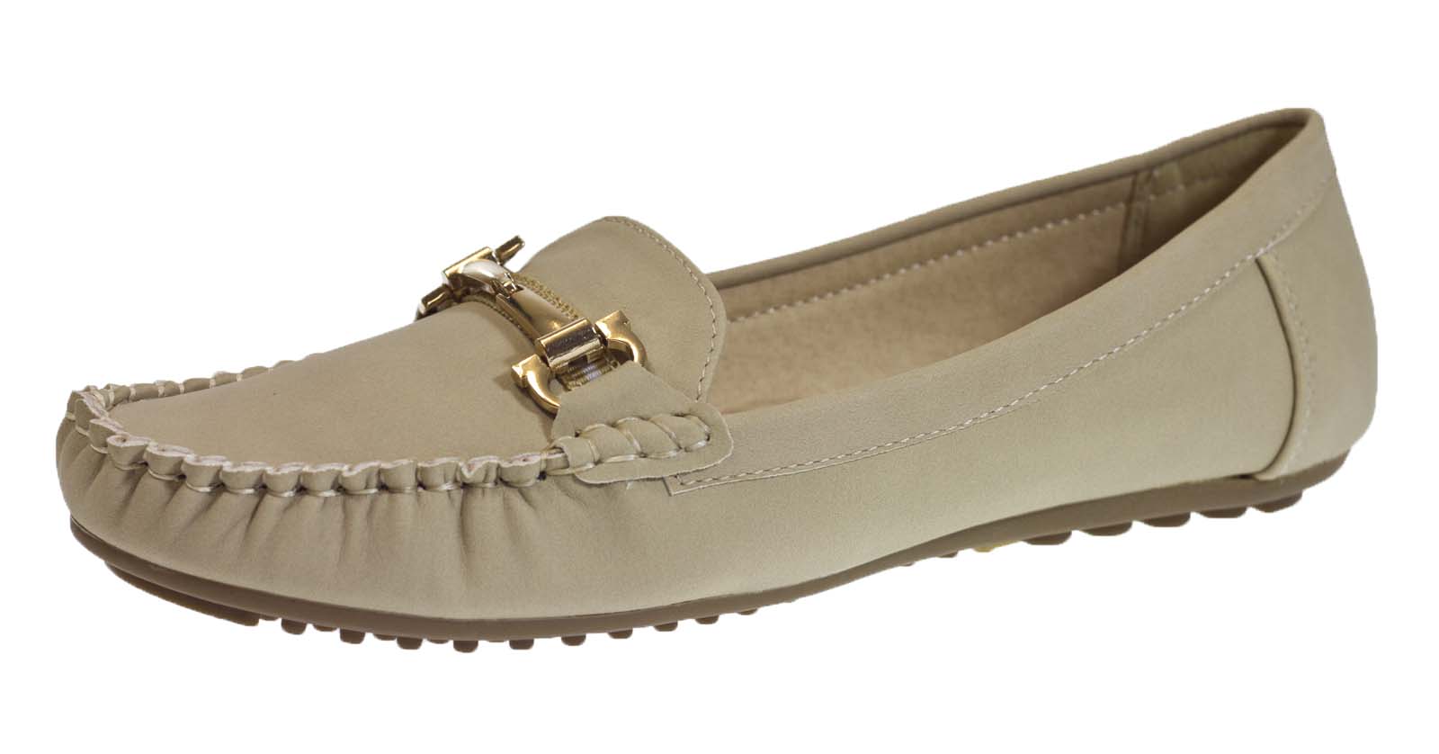 Womens Faux Leather Driving Comfort Shoes Moccasins Cushioned Loafer Size UK 38 eBay